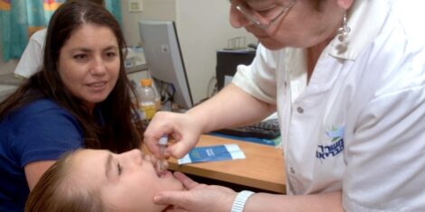 lancement vaccination anti polio israël