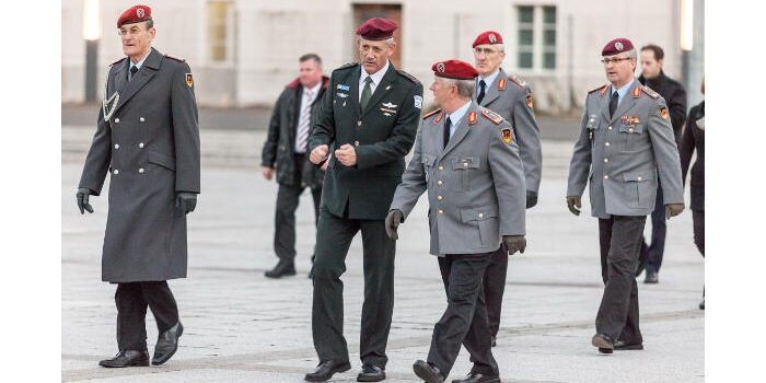 chef major israélien visite allemagne