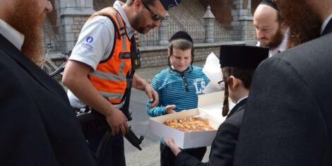 juifs anvers remercient policiers