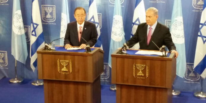 ban ki moon israël netanyahou dénonce double crime hamas