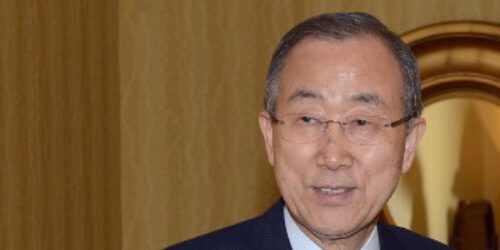 ban ki moon veut reconstruire gaza