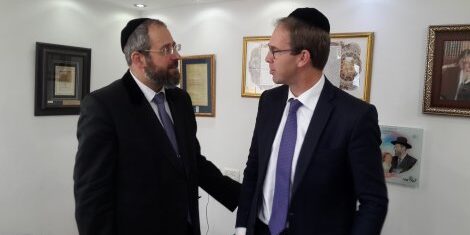 rav david lau rencontre ministre britannique