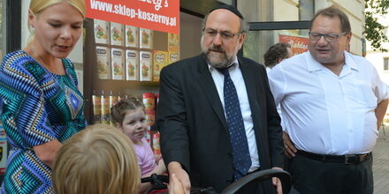 inauguration magasin cachère varsovie