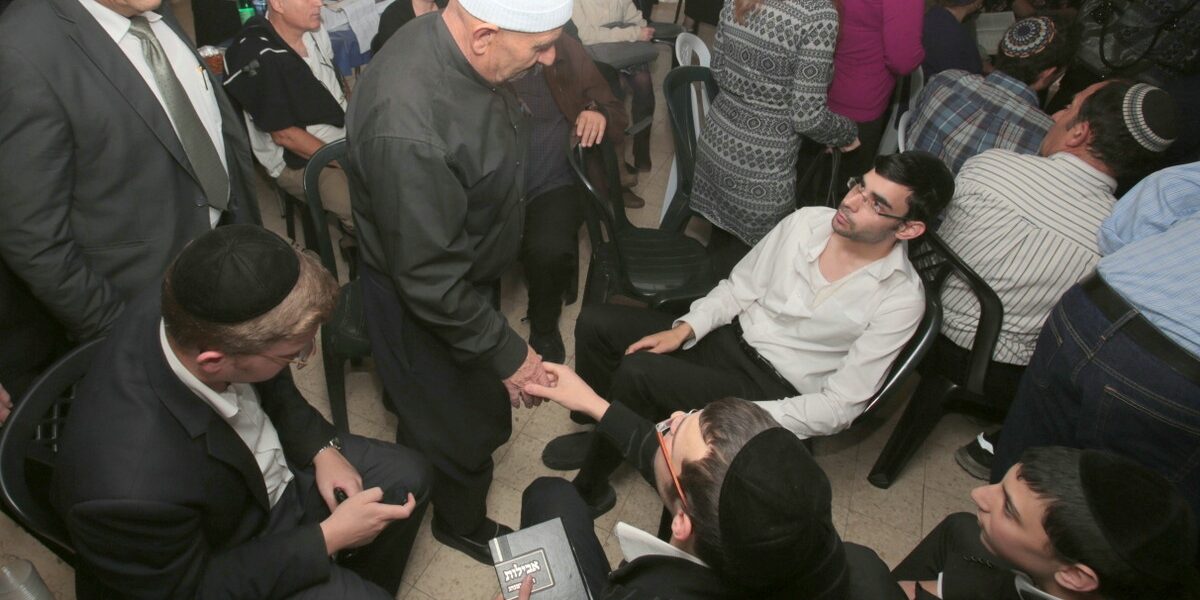 famille policier druze visite condoléances