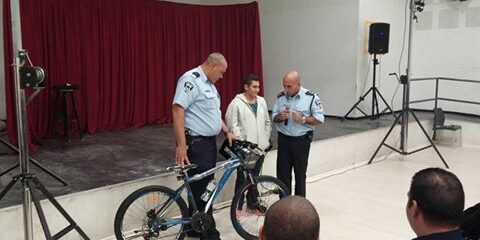 nouveau vélo blessé miraculé pisgat zeev