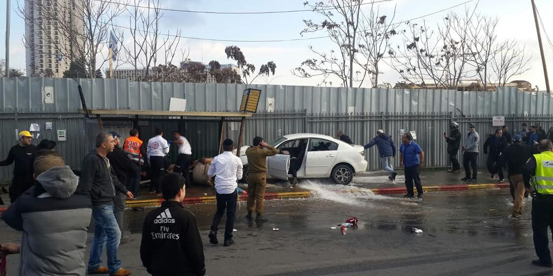 attentat voiture bélier jérusalem 11 blessés dont bébé