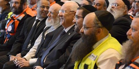 président rivlin reçoit volontaires organisations secours