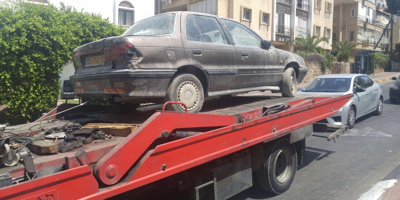 500 véhicules abandonnés évacués bnei brak