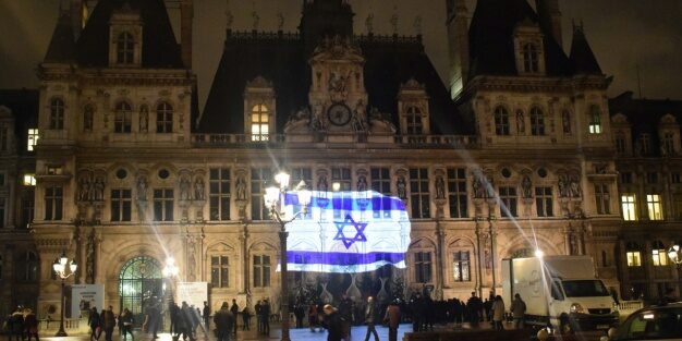 paris drapeau israel