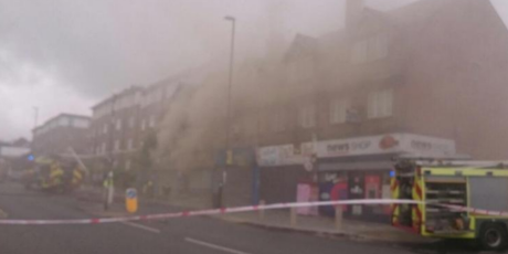 golden green on fire